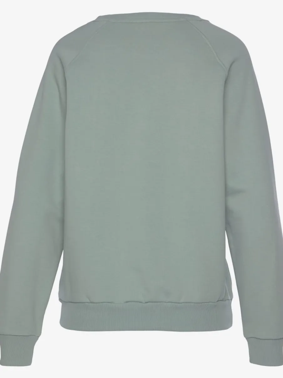 Sweatshirts à encolure ronde avec bords-côtes confortables