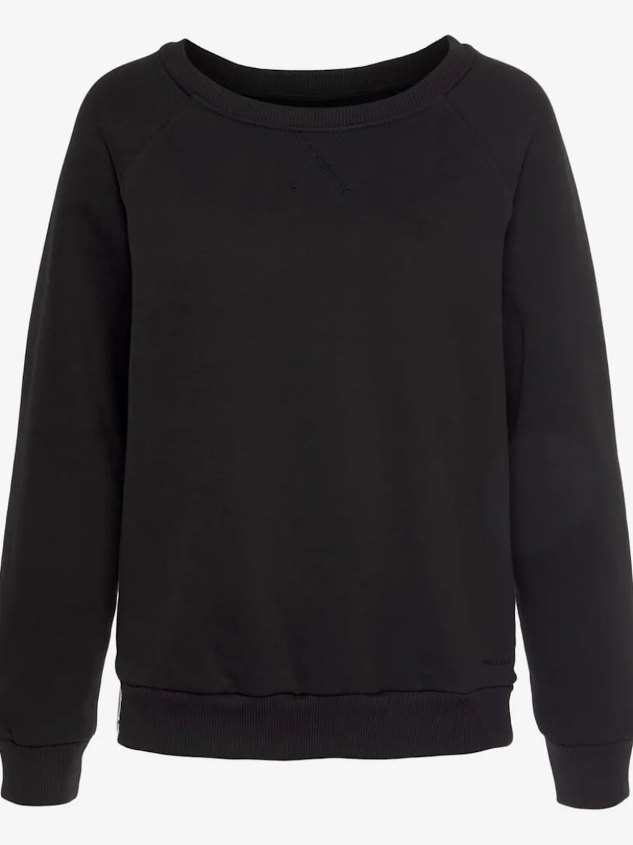 Sweatshirts à encolure ronde avec bords-côtes confortables