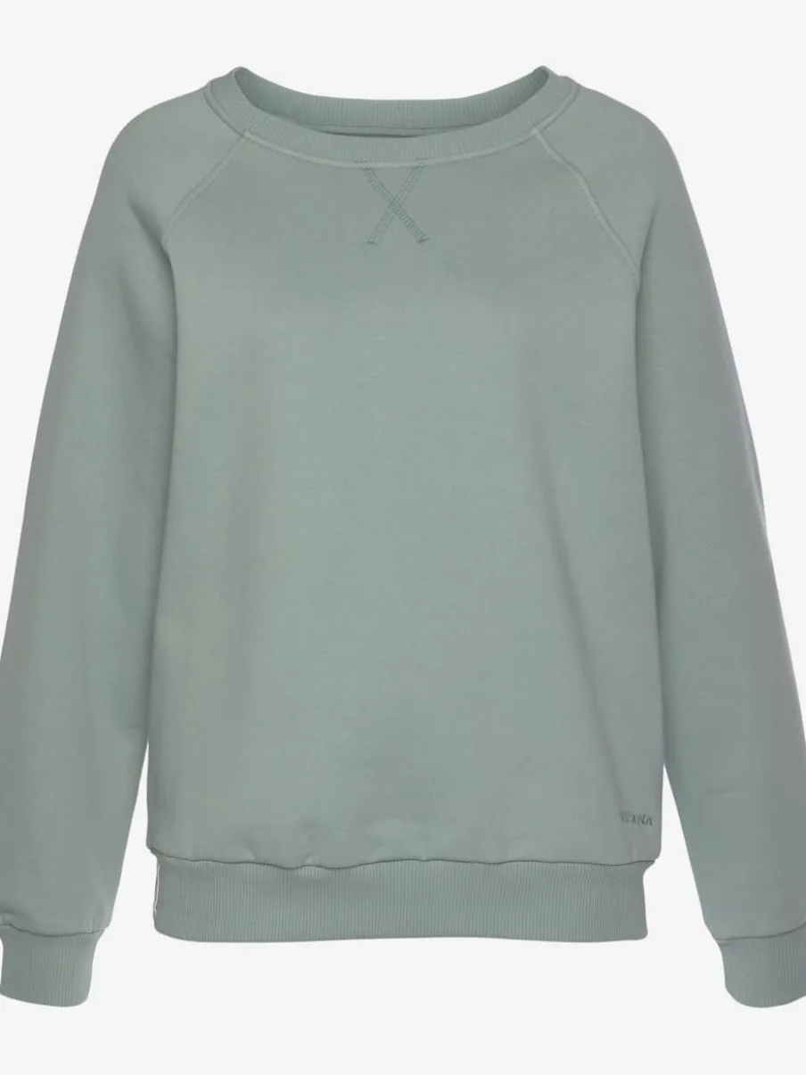 Sweatshirts à encolure ronde avec bords-côtes confortables