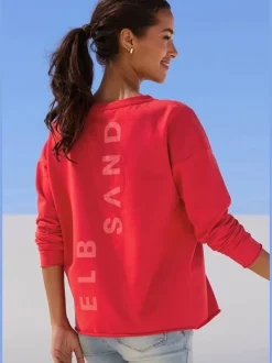 Sweatshirts encolure ronde avec grand logo imprimé