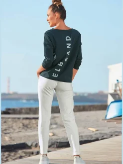 Sweatshirts encolure ronde avec grand logo imprimé