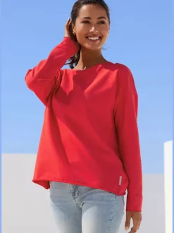 Sweatshirts encolure ronde avec grand logo imprimé