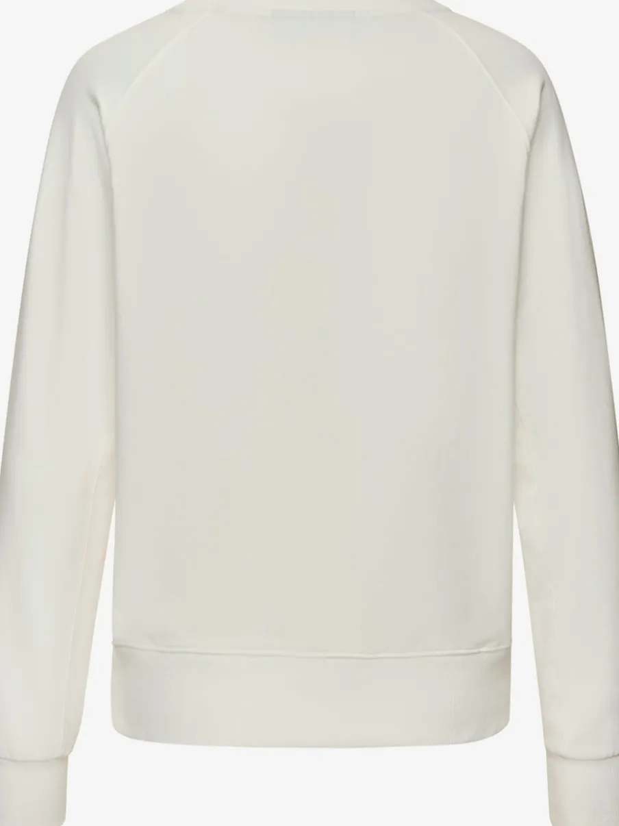 Sweat-shirts à encolure ronde avec logo légèrement brillant