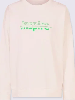 Sweatshirts à manches longues col rond avec inscription imprimée