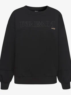 Sweatshirts à manches longues avec broderie et détails imprimés