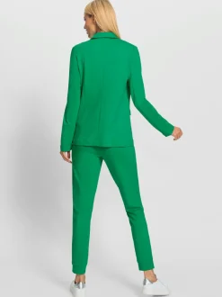 Tailleur pantalon avec blazer col revers et poches
