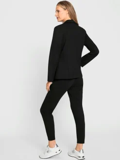 Tailleur pantalon avec blazer col revers et poches