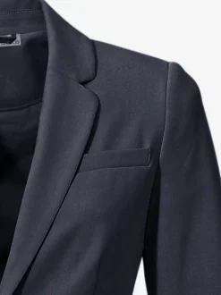 Tailleur pantalon blazer ajusté poches col à revers