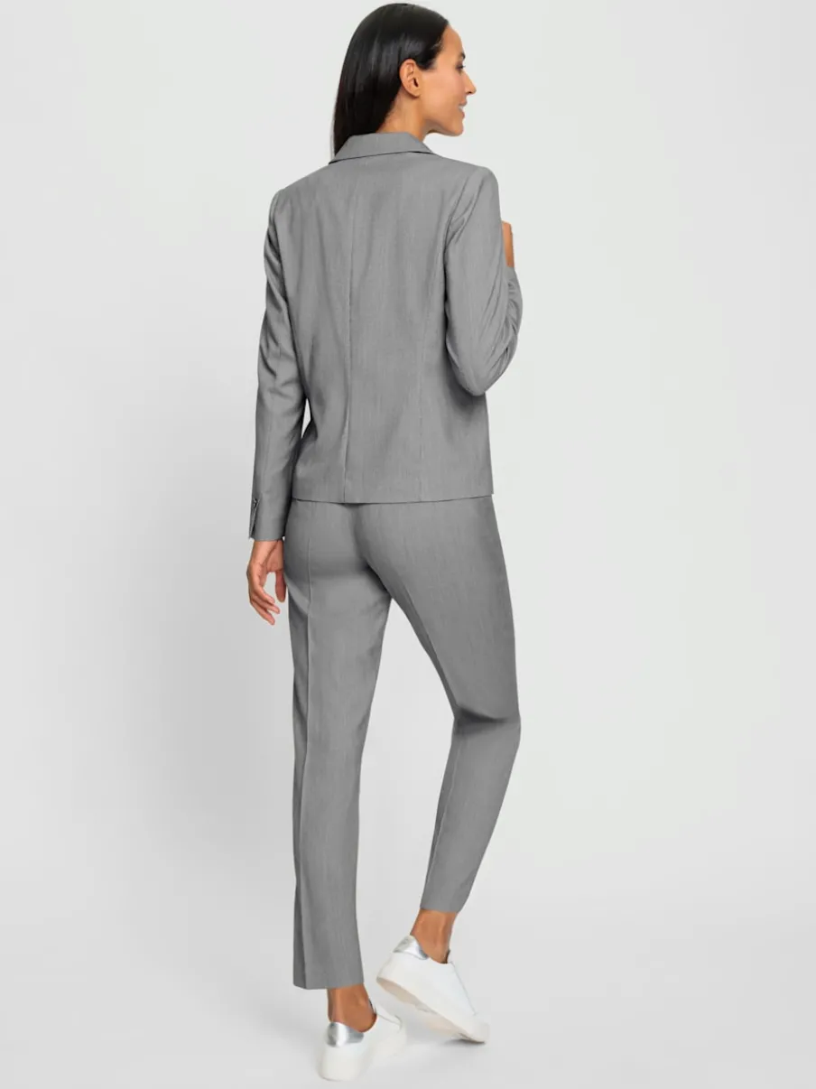 Tailleur pantalon décontracté avec blazer à revers