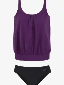 Tankini ample avec bonnets intégrés et bretelles ajustables