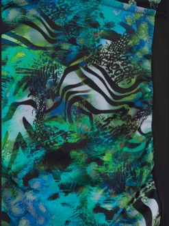 Tankini à armatures avec bretelles réglables et motif floral