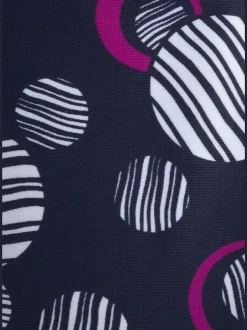 Tankini à armatures avec motif géométrique et bretelles ajustables