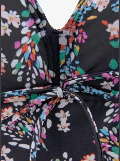 Tankini à armatures bretelles réglables motif floral classique
