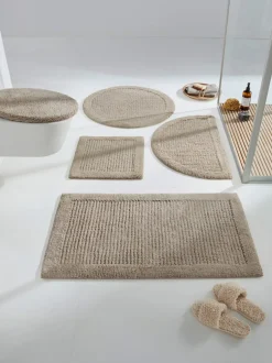Tapis de bain coton recyclé