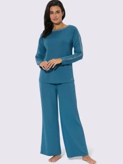Tenue détente jersey avec encolure en U et manches longues