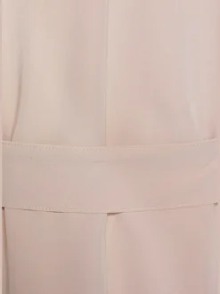 Trench-coat classique matelassé avec poches latérales et ceinture