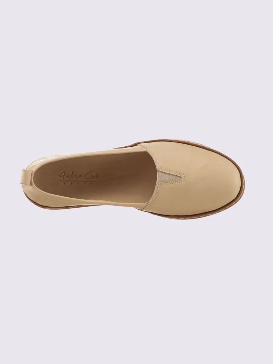 Trotteurs cuir nappa de vache