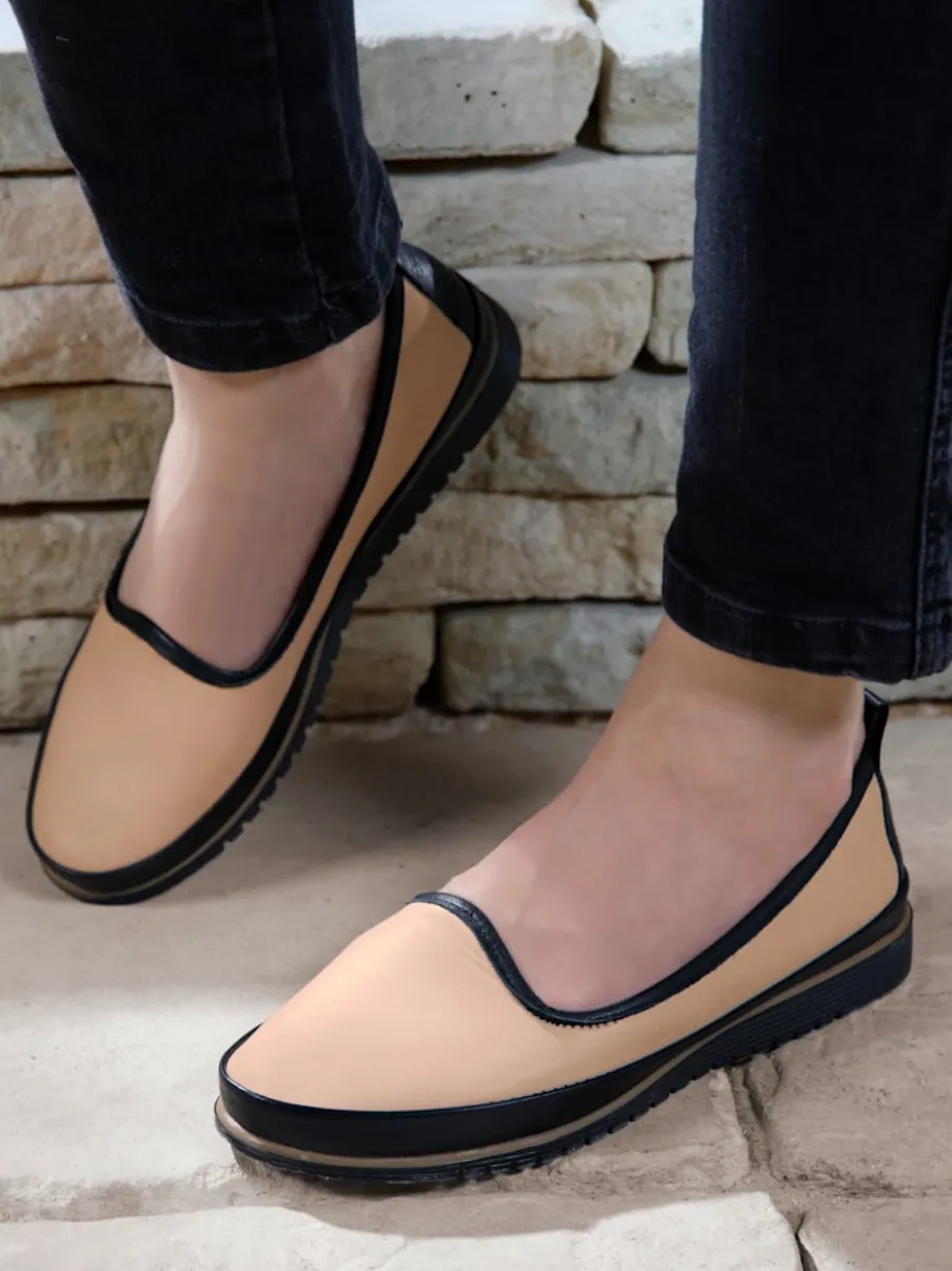 Trotteurs cuir nappa de vache