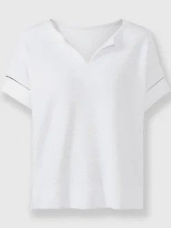 T-shirt ample avec encolure ronde et manches courtes