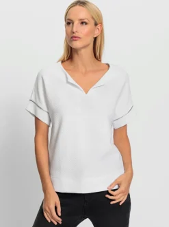 T-shirt ample avec encolure ronde et manches courtes