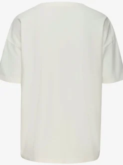 T-shirt ample avec inscription sportive et manches larges