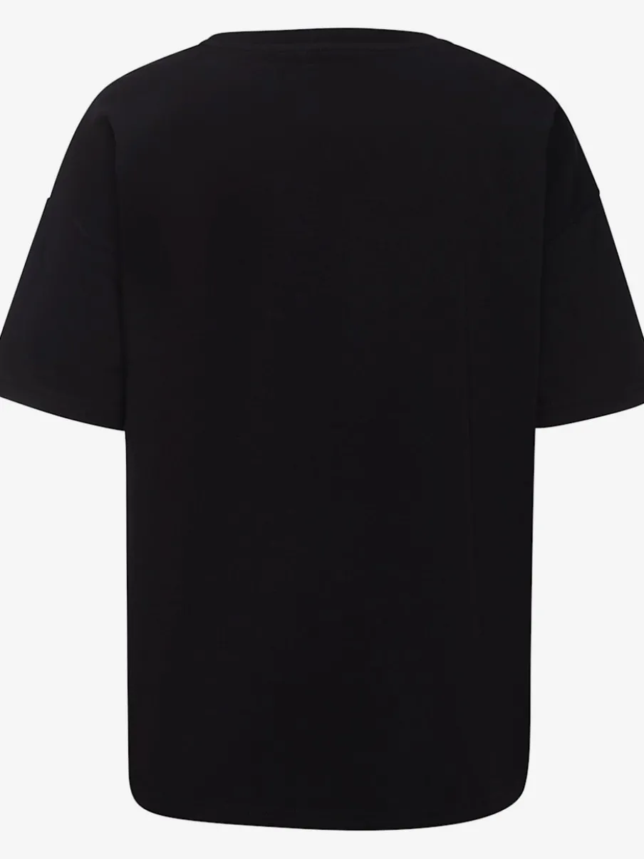 T-shirt ample avec inscription sportive et manches larges