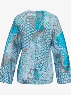 T-shirt ample à encolure en V dégagée avec imprimé unique