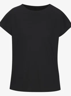 T-shirt avec encolure ronde et manches courtes en coton doux