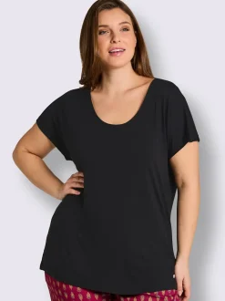 T-shirt broderie décorative au dos