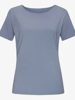 T-shirt classique à encolure ronde avec manches courtes en jersey doux