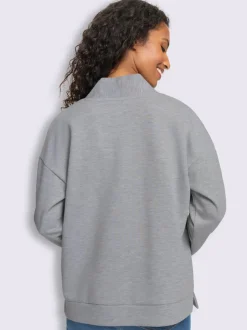 T-shirt à col montant joli col montant avec encolure en v