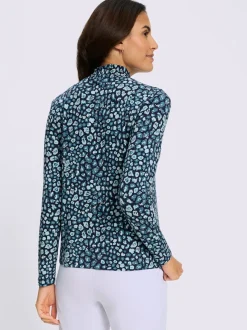 T-shirt à col montant viscose