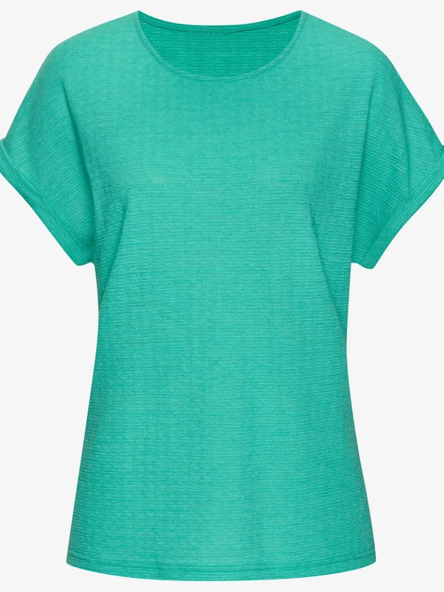 T-shirt à col rond avec manches fixées et matière douce