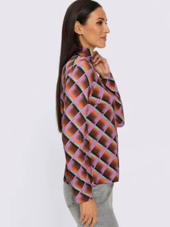 T-shirt à col roulé viscose
