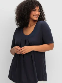 T-shirt coupe évasée