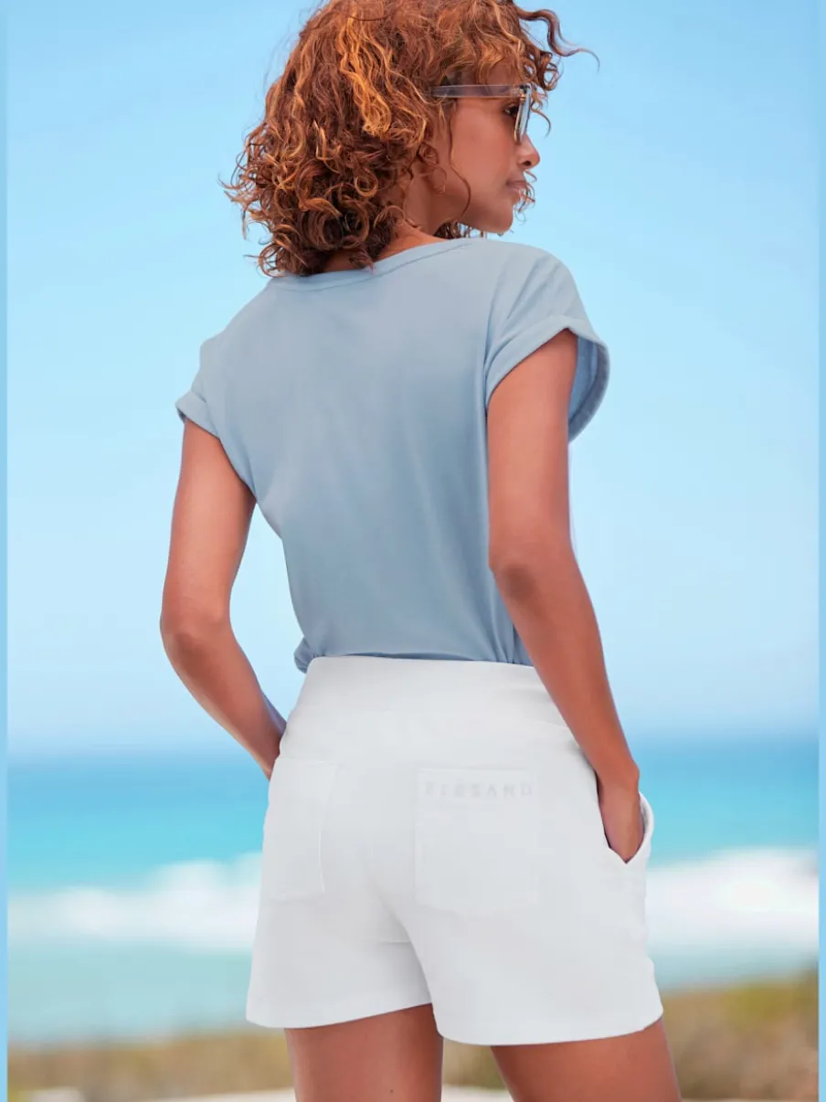 T-shirt décontracté manches courtes grand imprimé devant