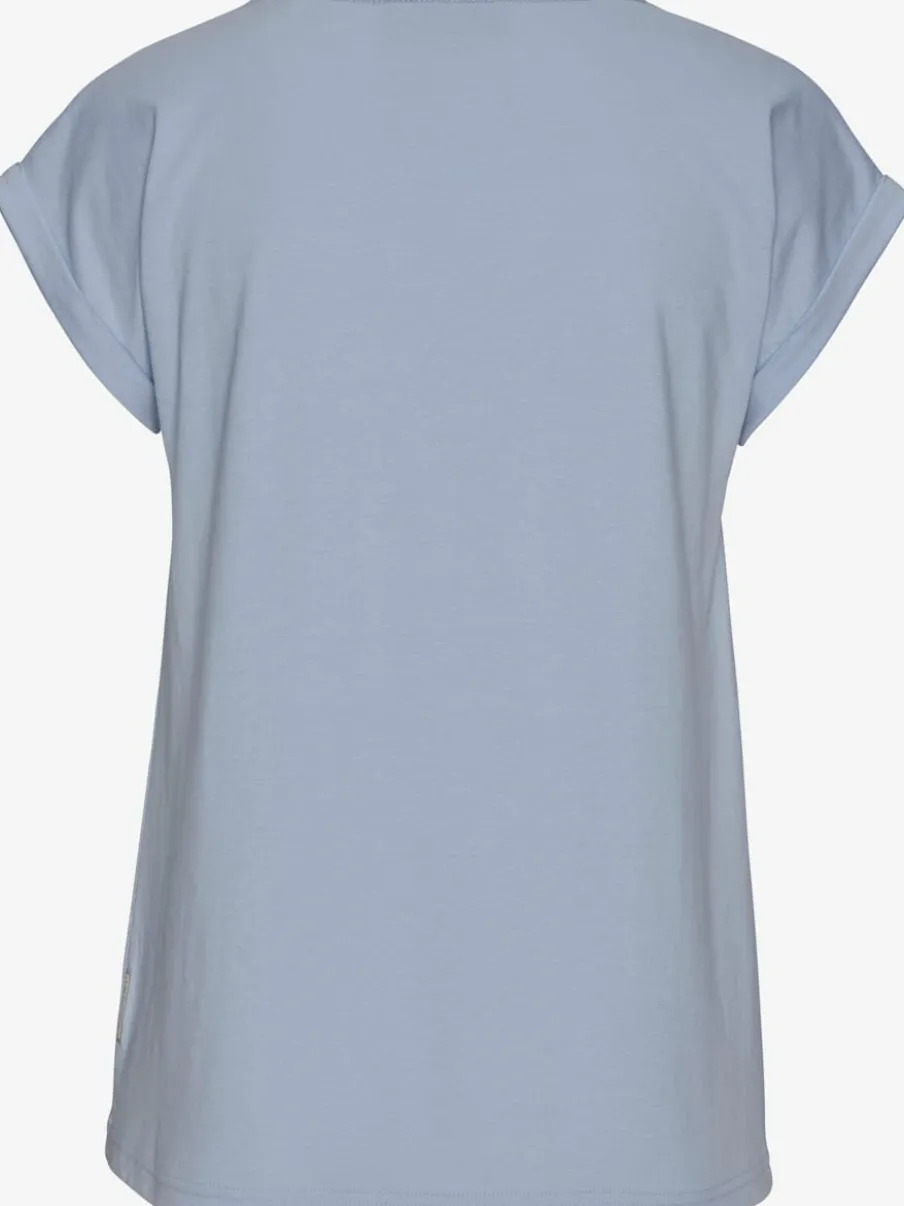 T-shirt décontracté manches courtes grand imprimé devant