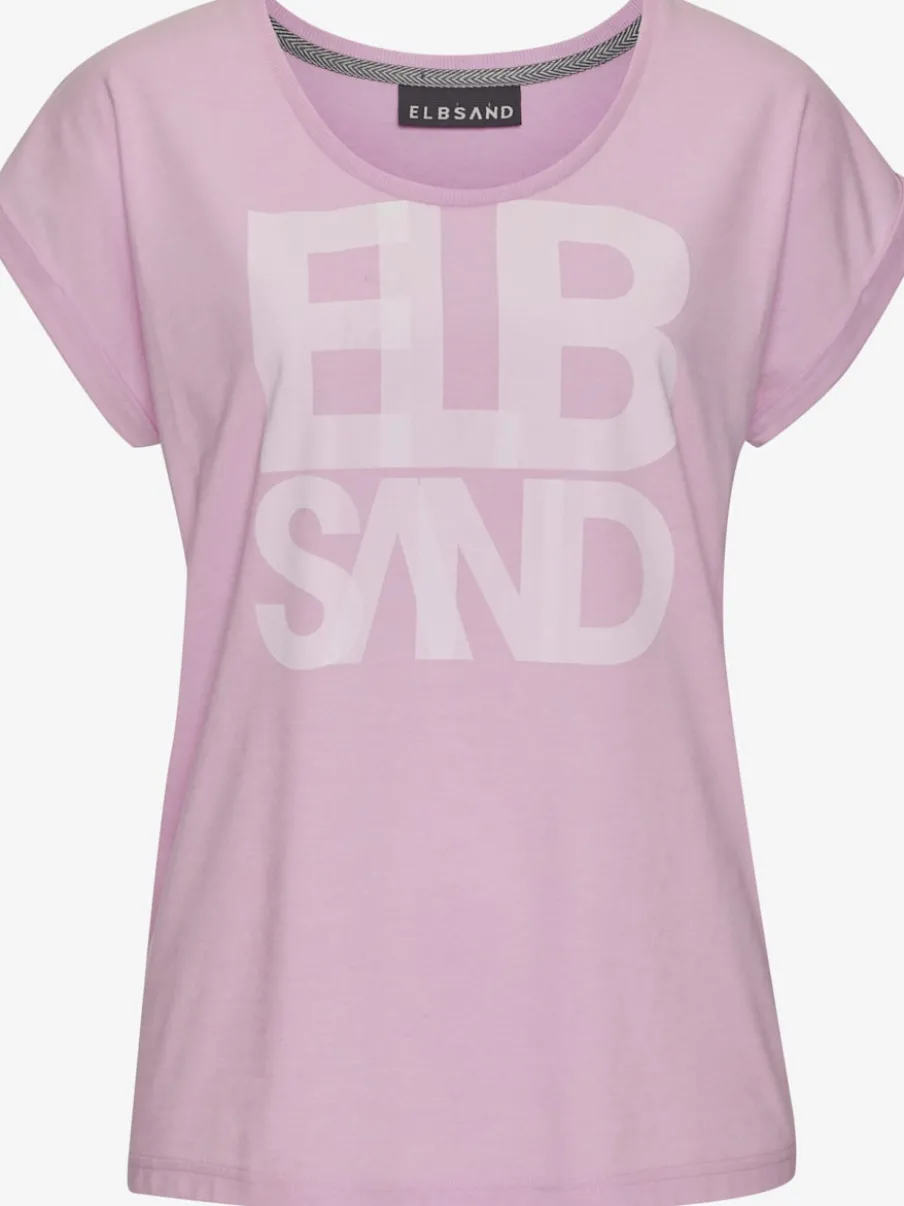 T-shirt décontracté manches courtes grand imprimé devant