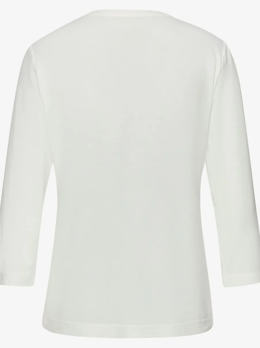 T-shirt de nuit à manches 3/4 avec imprimé discret doux