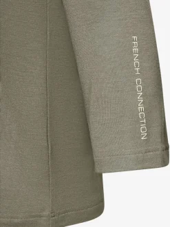 T-shirt de nuit à manches 3/4 avec imprimé discret doux