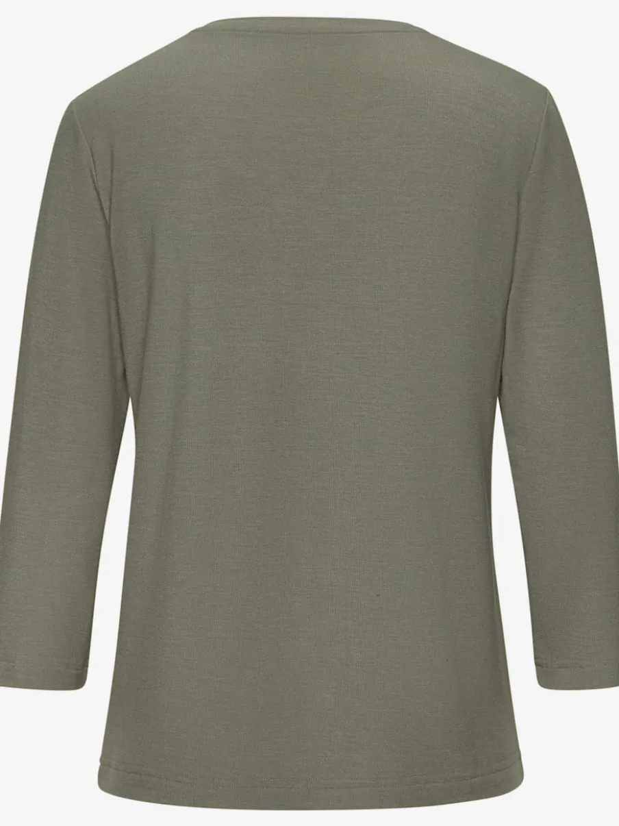 T-shirt de nuit à manches 3/4 avec imprimé discret doux