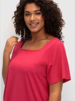 T-shirt encolure carrée