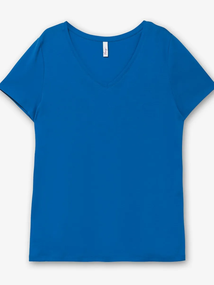 T-shirt encolure en v affinante