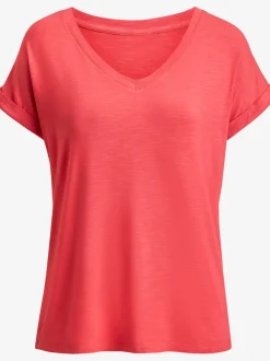 T-shirt à encolure en v beachtime