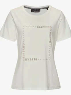T-shirt encolure ronde avec logo sur le devant