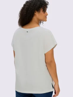 T-shirt à encolure ronde coupe confortable