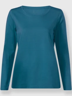 T-shirt à encolure ronde en coton doux confortable