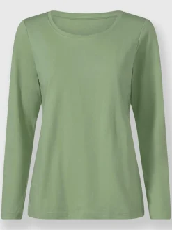 T-shirt à encolure ronde en coton doux confortable