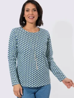 T-shirt à encolure ronde pur coton