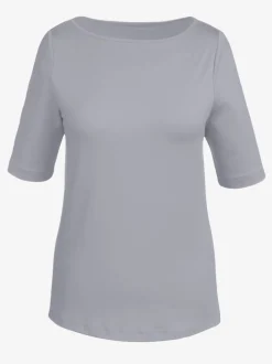 T-shirt encolure U manches courtes matière douce respirante